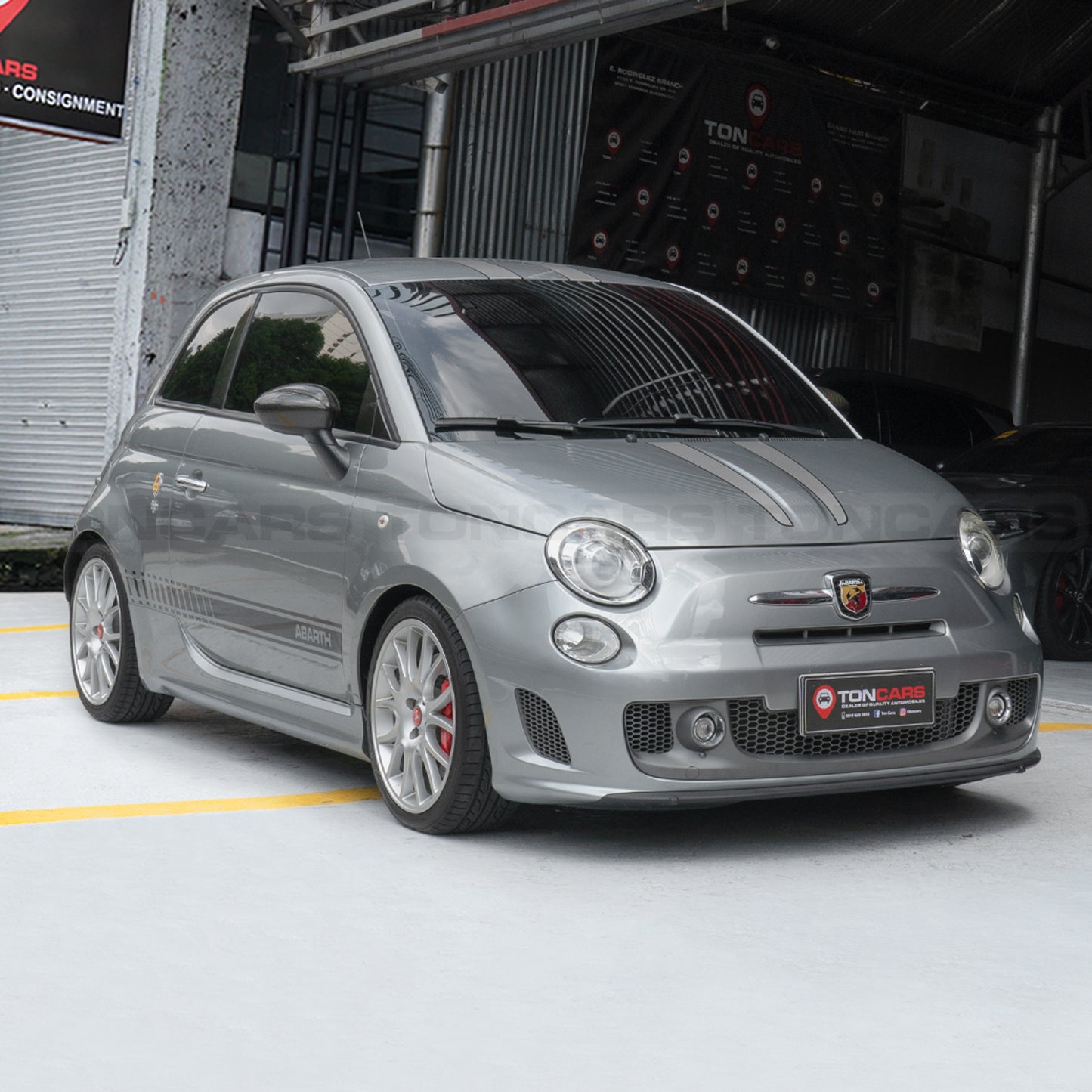 2015 Fiat Abarth 695 Tributo Ferrari Titanio Grey
