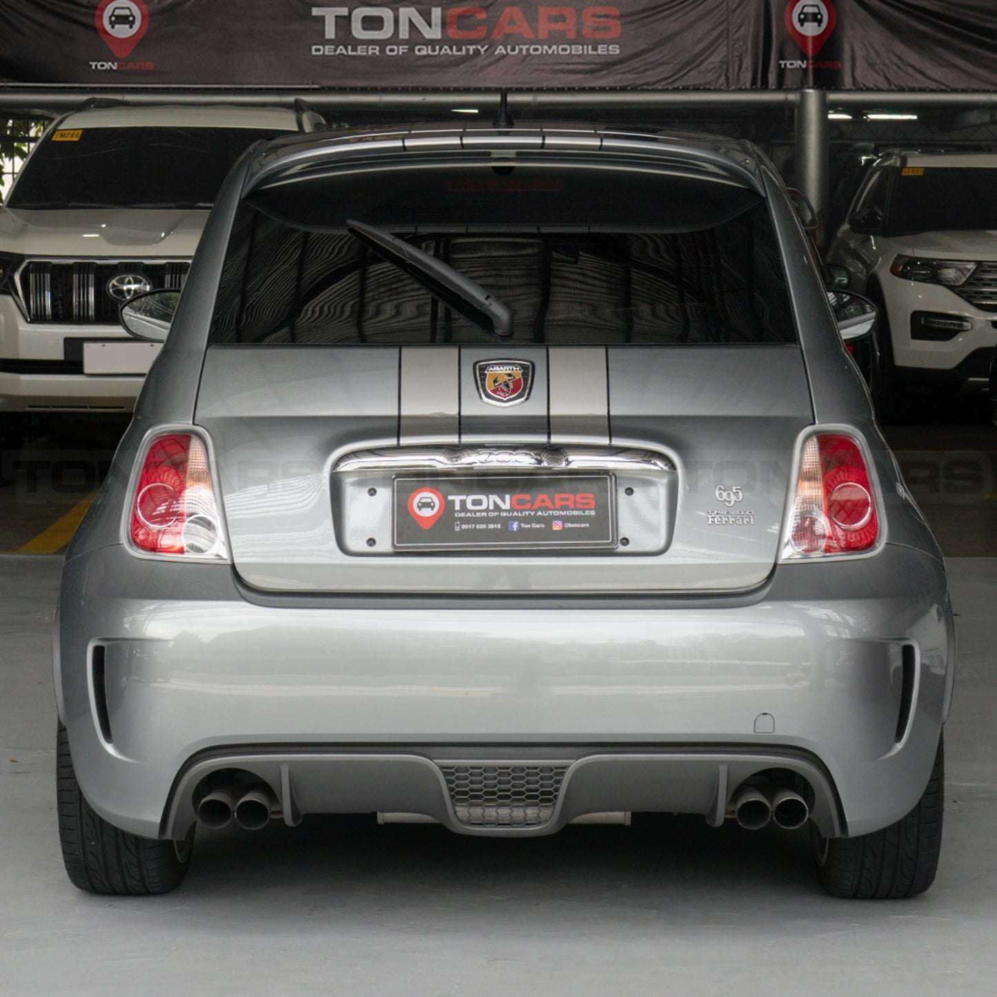 2015 Fiat Abarth 695 Tributo Ferrari Titanio Grey