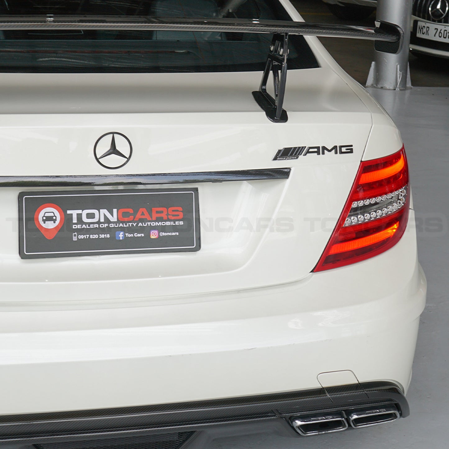 2012 Mercedes Benz C63 AMG Black Series Diamond White Metallic