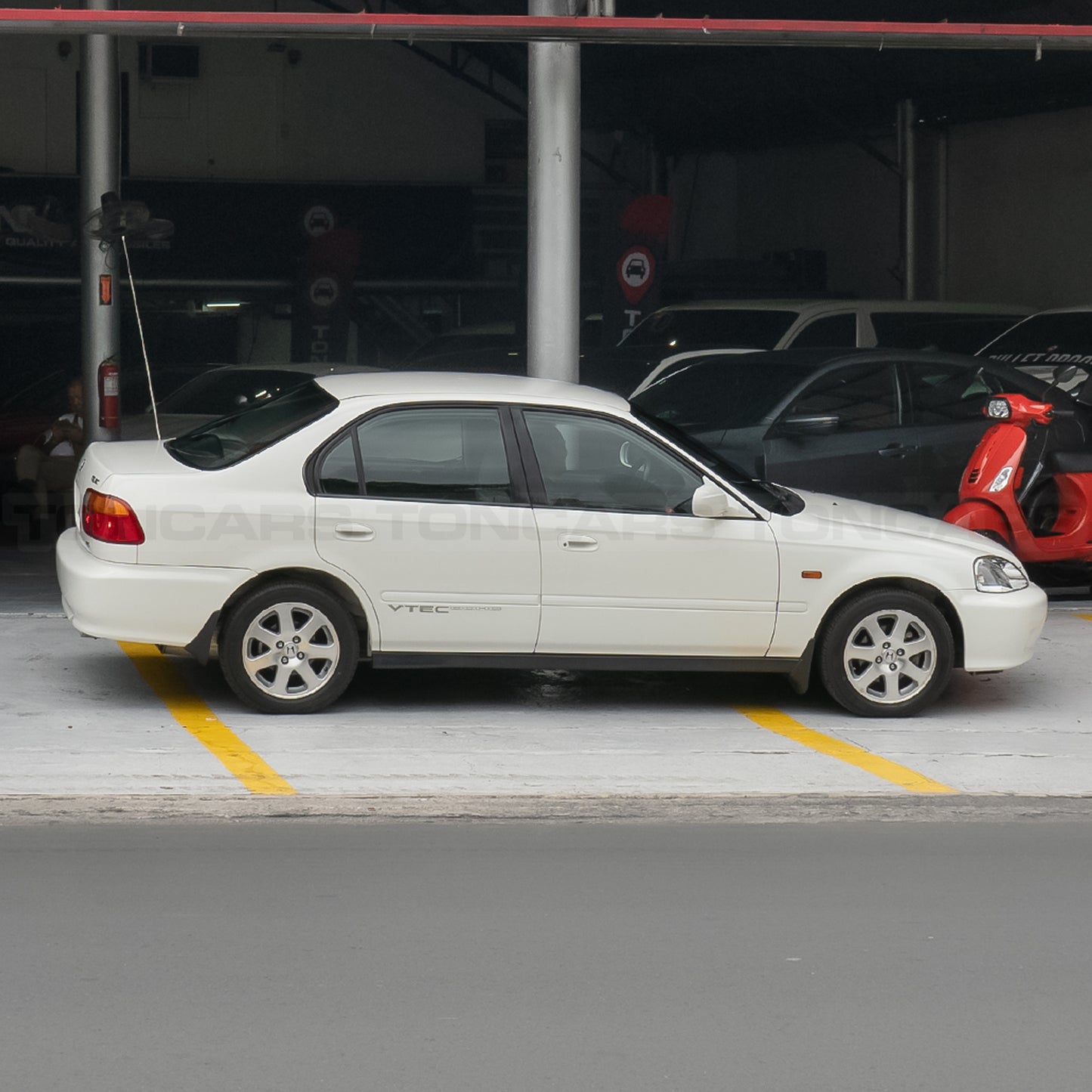 2000 Honda Civic SiR White